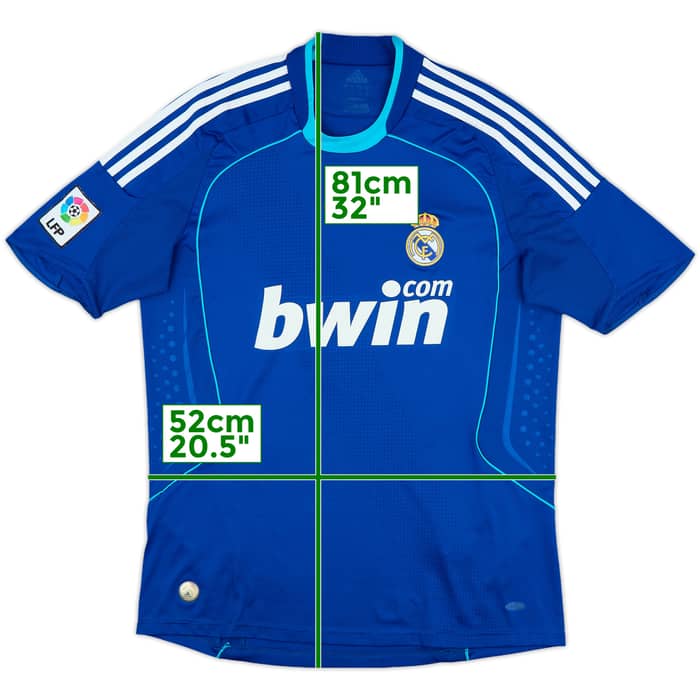 2008-09 Real Madrid Away Shirt Raul #7 - 6/10 - (M)