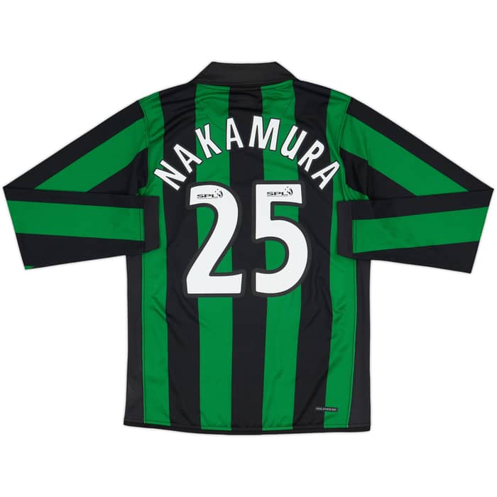 2006-08 Celtic Away L/S Shirt Nakamura #25 - 4/10 - (S)