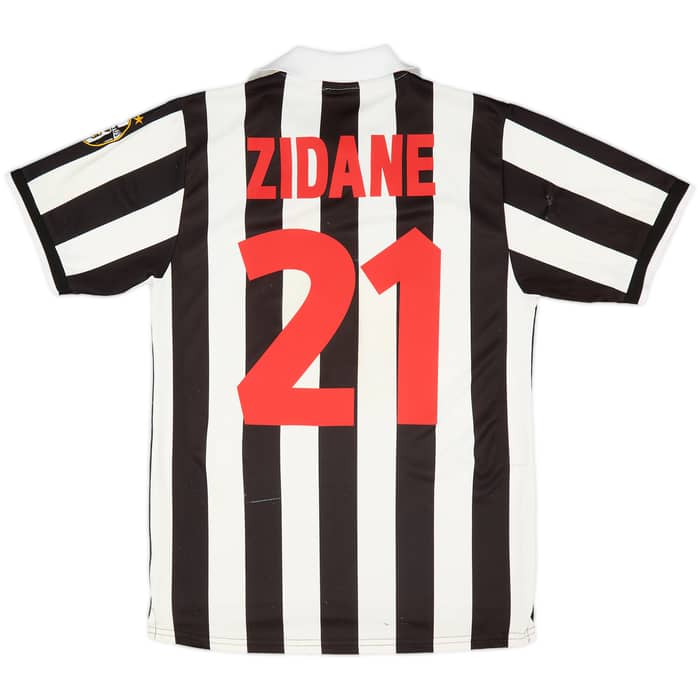 1998-99 Juventus Home Shirt Zidane #21 - 6/10 - (S)