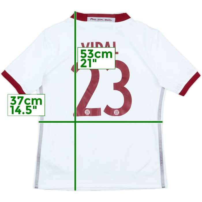 2016-17 Bayern Munich Third Shirt Vidal #23 - 8/10 - (S.Boys)