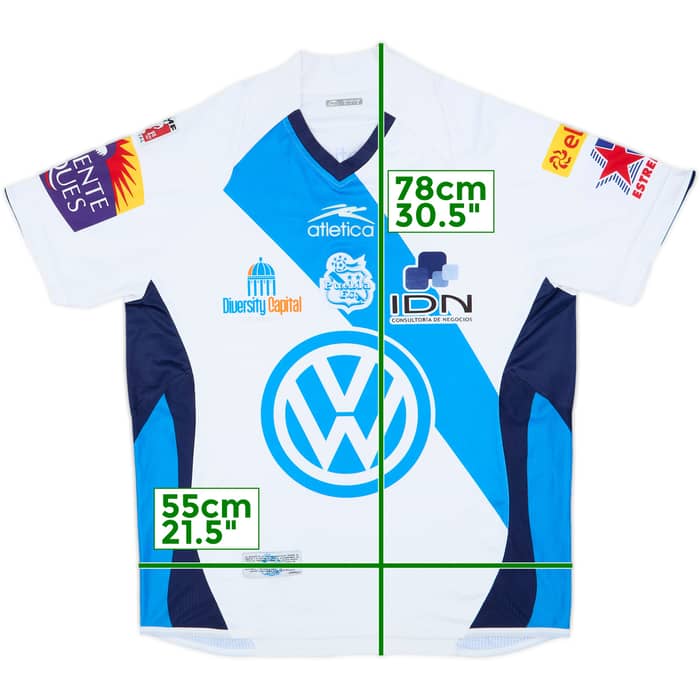 2009-10 Puebla Home Shirt - 9/10 - (L)