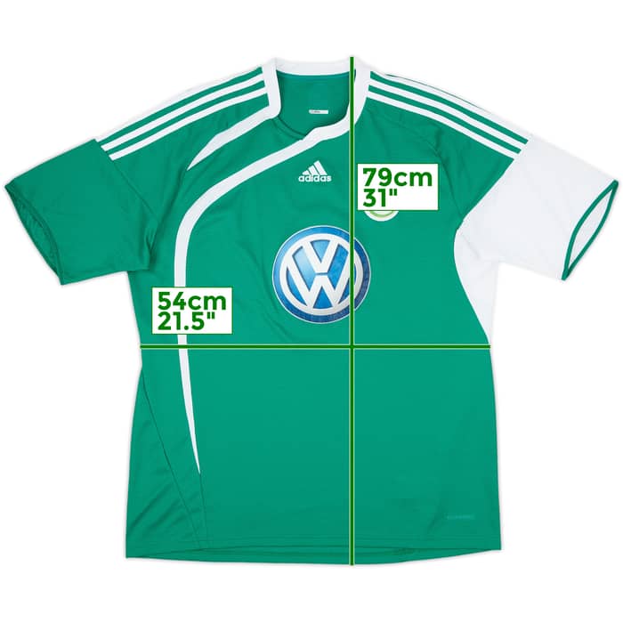 2009-10 Wolfsburg Away Shirt - 6/10 - (XL)