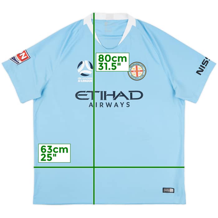 2018-19 Melbourne City Home Shirt - 7/10 - (XXL)
