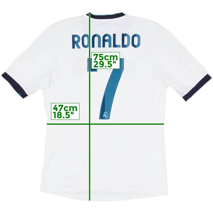 2012-13 Real Madrid Home Shirt Ronaldo #7 - 7/10 - (M)