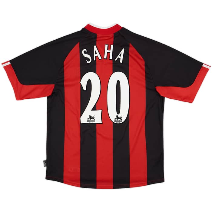 2001-02 Fulham Away Shirt Saha #20 - 7/10 - (L)