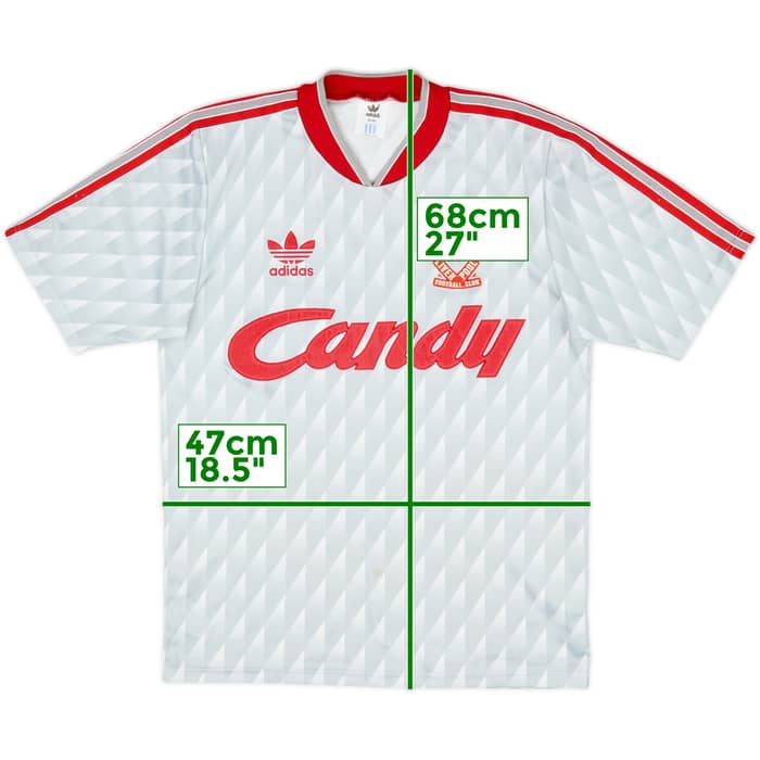 1989-91 Liverpool Away Shirt - 7/10 - (S)