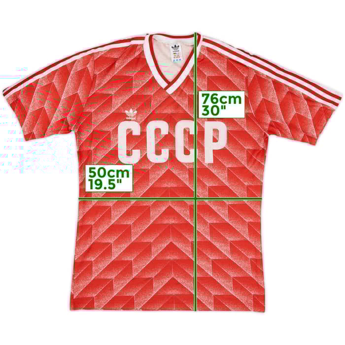 1988-89 Soviet Union Home Shirt - 8/10 - (L)