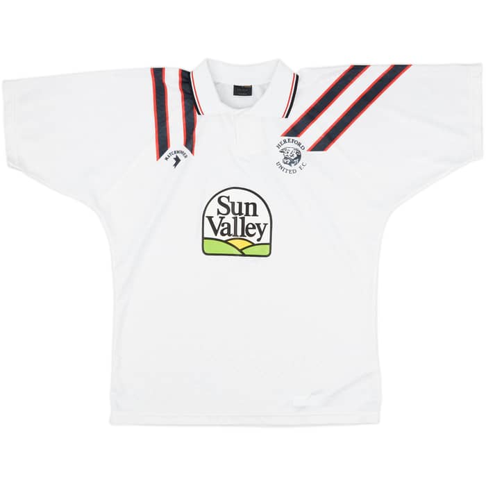 1991-93 Hereford United Home Shirt - 9/10 - (L)