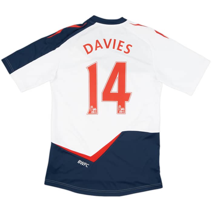2011-12 Bolton Home Shirt Davies #14 - 5/10 - (M)