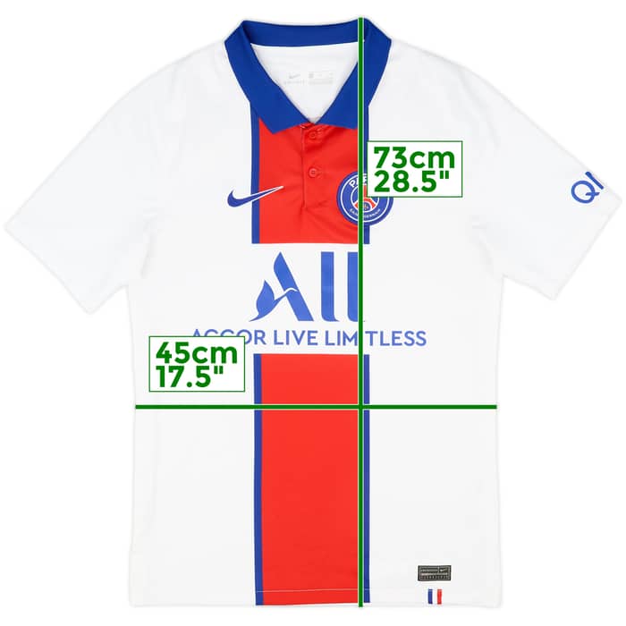 2020-21 Paris Saint-Germain Away Shirt - 8/10 - (S)