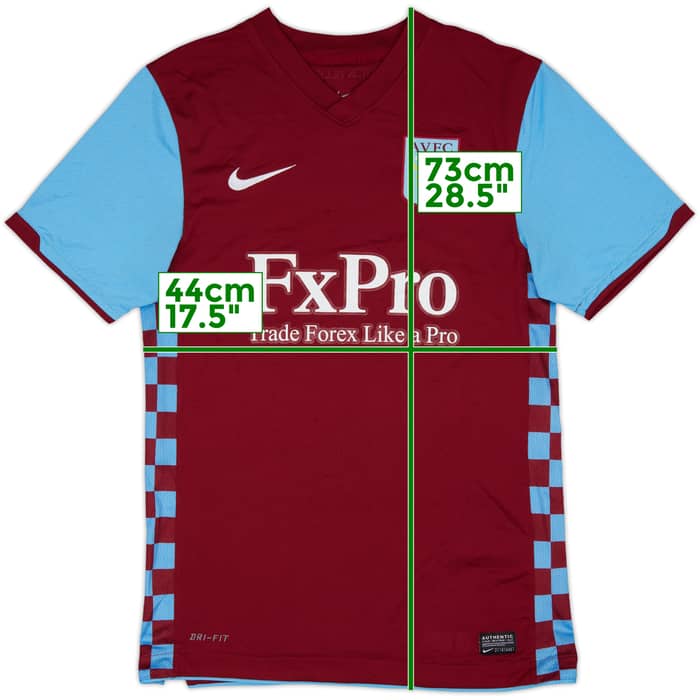 2010-11 Aston Villa Home Shirt Albrighton #12 - 9/10 - (S)