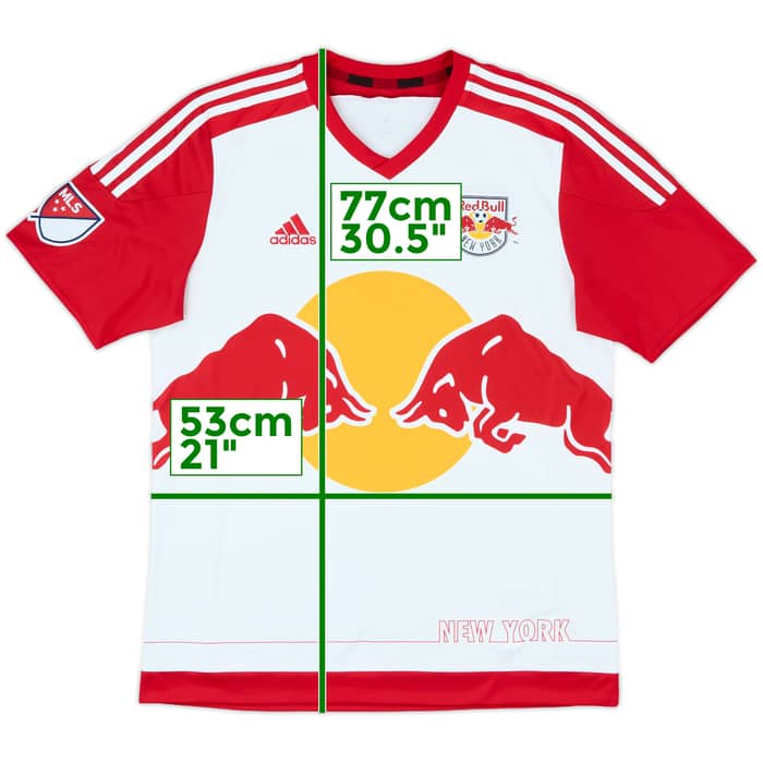 2015-16 New York Red Bulls Home Shirt - 10/10 - (L)