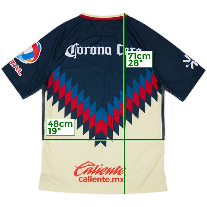 2017-18 Club America Home Shirt - 9/10 - (M)