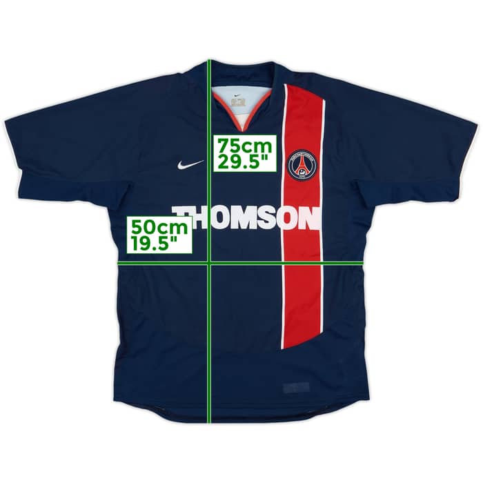 2003-04 Paris Saint-Germain Home Shirt - 8/10 - (M)
