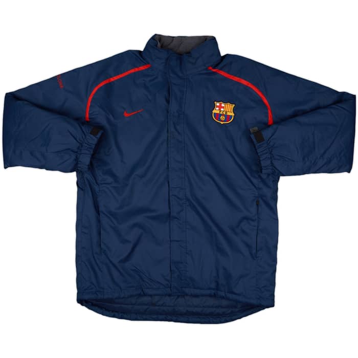 2004-05 Barcelona Nike Padded Bench Coat - 8/10 - (L)