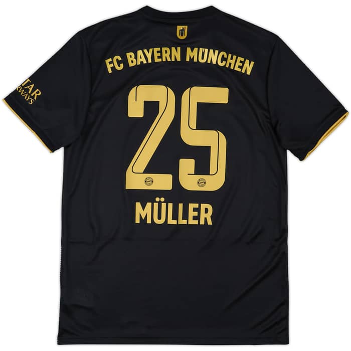 2021-22 Bayern Munich Away Shirt Muller #25 (M)