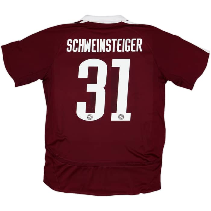 2006-07 Bayern Munich CL Shirt Schweinsteiger #31 - 4/10 - (S)