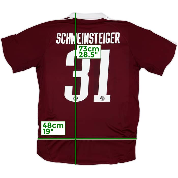 2006-07 Bayern Munich CL Shirt Schweinsteiger #31 - 4/10 - (S)