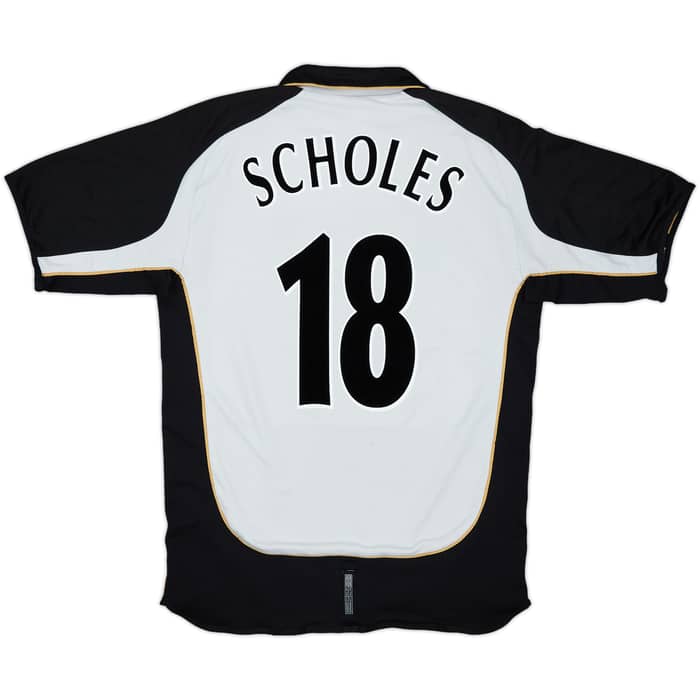 2001-02 Manchester United Centenary Away/Third Shirt Scholes #18 - 5/10 - (L)