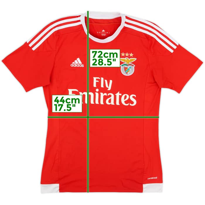 2015-16 Benfica Home Shirt - 7/10 - (S)