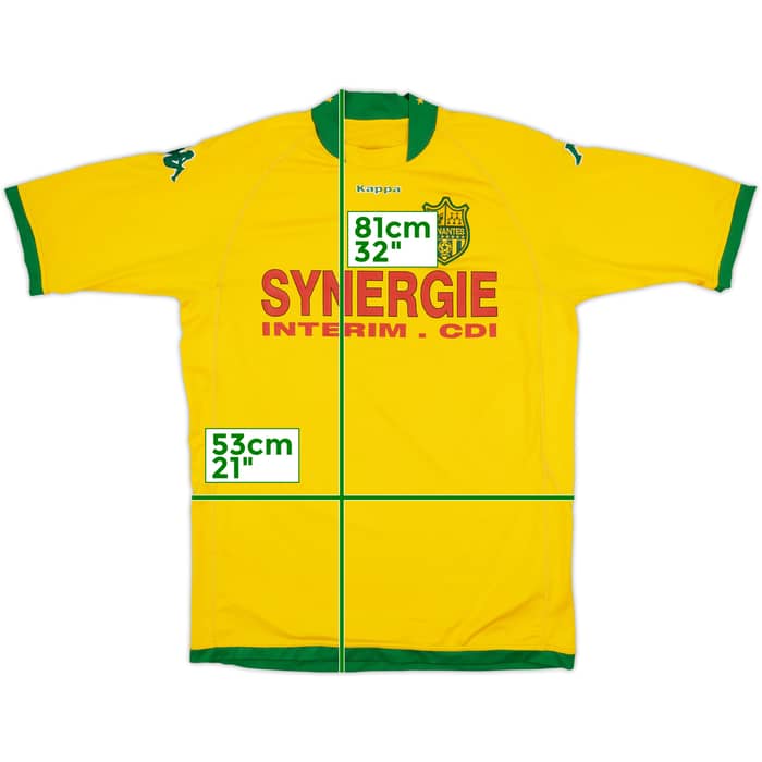 2008-09 Nantes Home Shirt - 6/10 - (XL)