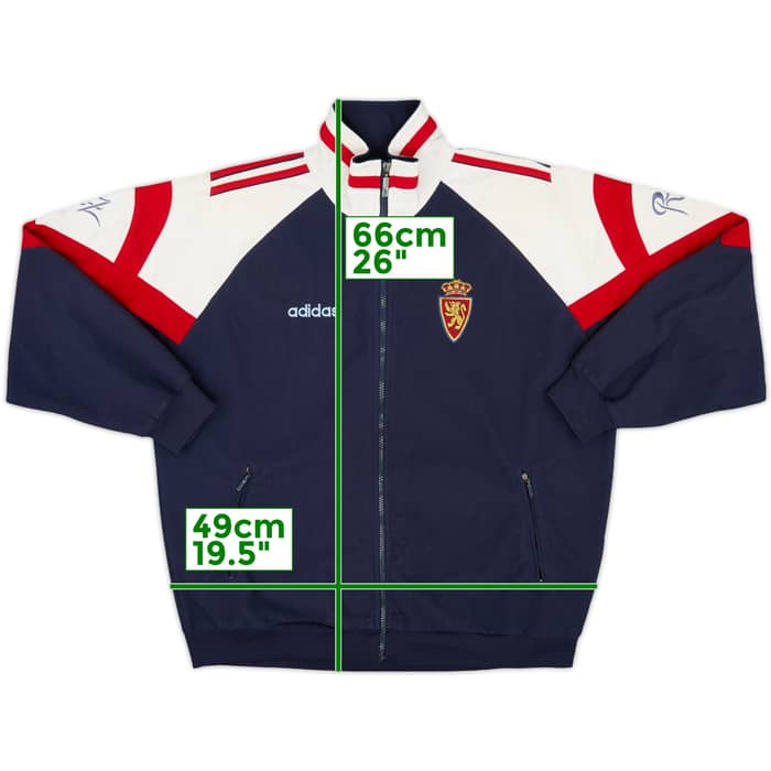 1997-98 Real Zaragoza adidas Track Jacket - 7/10 - (M/L)