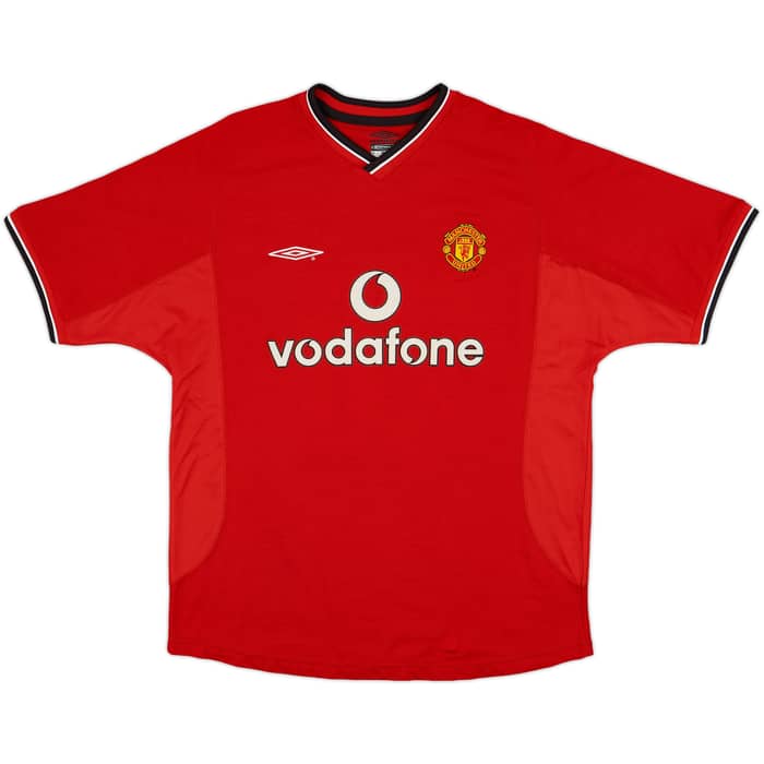 2000-02 Manchester United Home Shirt Veron #20 - 8/10 - (L)