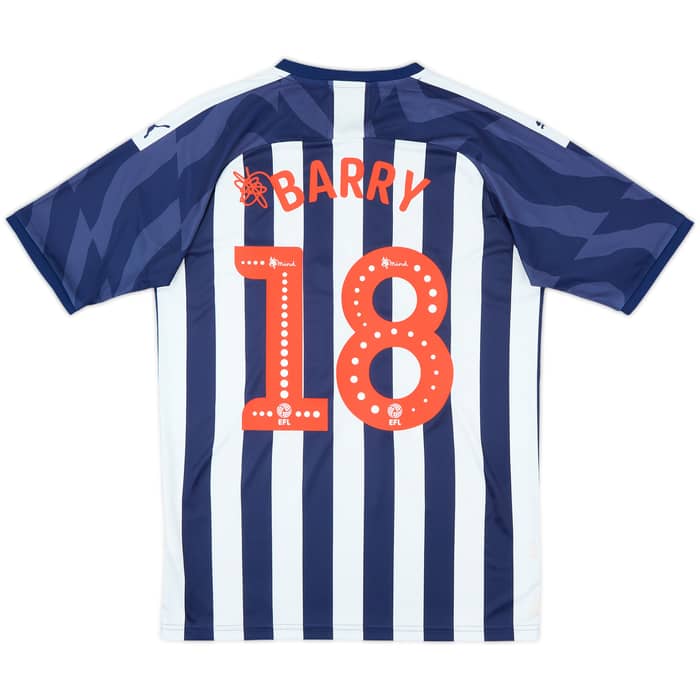 2019-20 West Brom Authentic Home Shirt Barry #18 - 9/10 - (M)