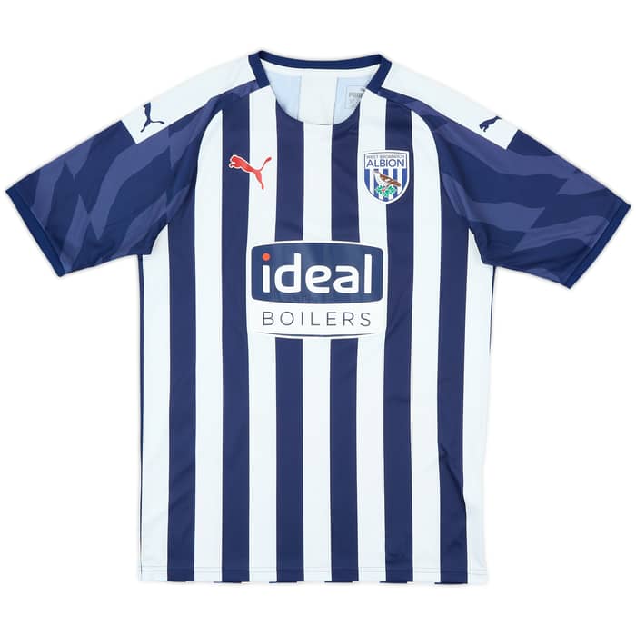 2019-20 West Brom Authentic Home Shirt Barry #18 - 9/10 - (M)
