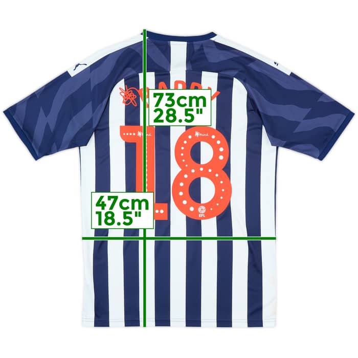 2019-20 West Brom Authentic Home Shirt Barry #18 - 9/10 - (M)