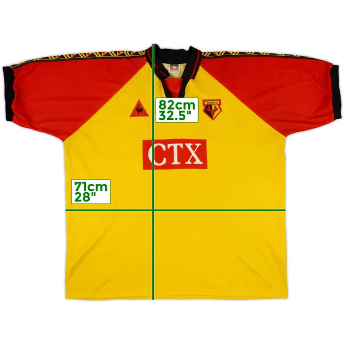 1998-99 Watford Home Shirt - 9/10 - (XXL/3XL)
