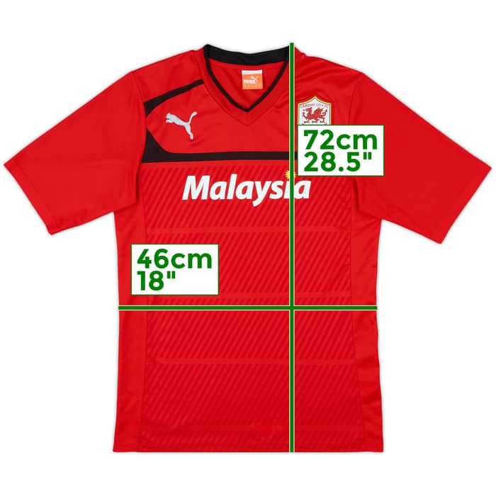 2012-13 Cardiff Home Shirt - 9/10 - (S)