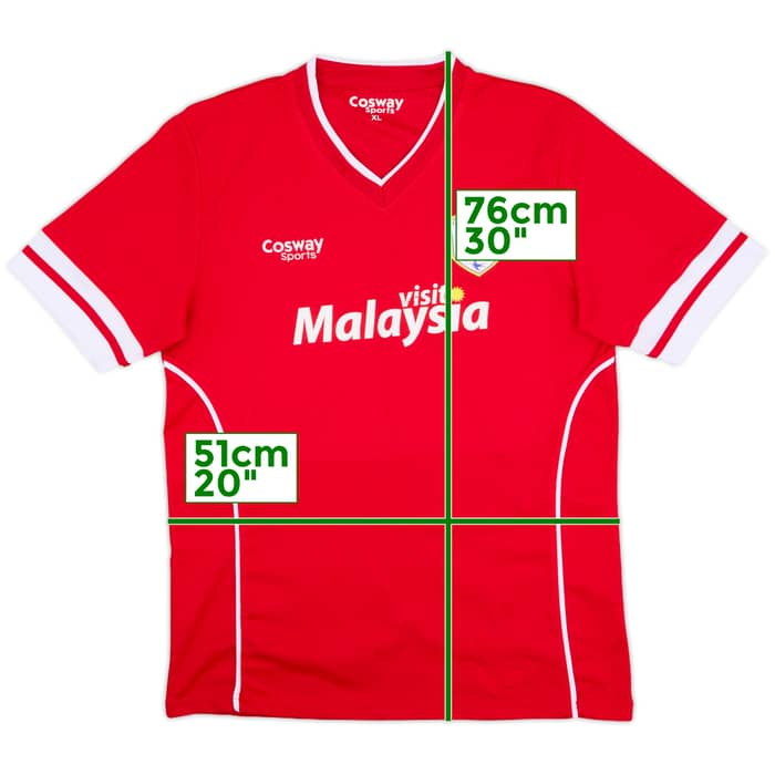 2013-14 Cardiff Home Shirt - 6/10 - (XL)