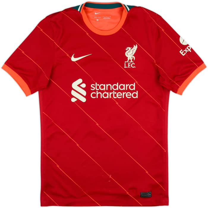 2021-22 Liverpool Home Shirt Fabinho #3 - 7/10 - (S)