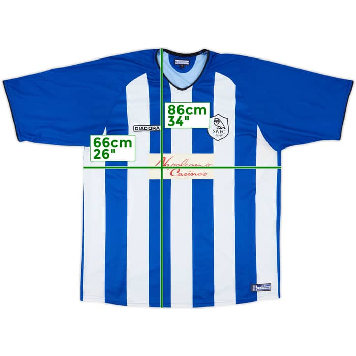 2003-05 Sheffield Wednesday Home Shirt - 8/10 - (XXL)