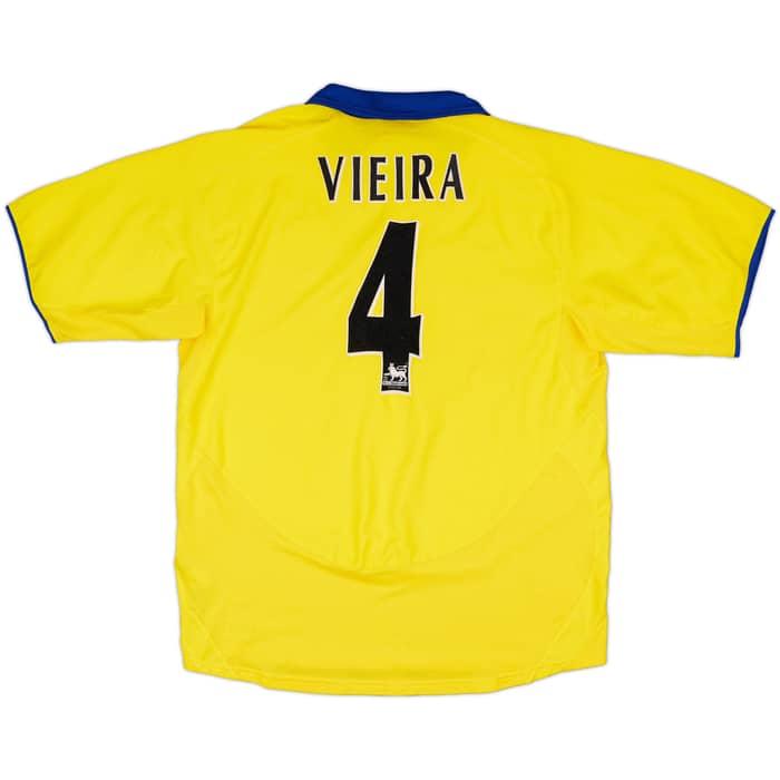 2003-05 Arsenal Away Shirt Vieira #4 - 5/10 - (L)