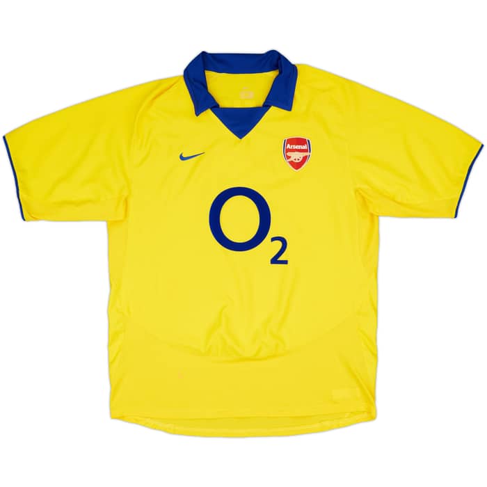 2003-05 Arsenal Away Shirt Vieira #4 - 5/10 - (L)