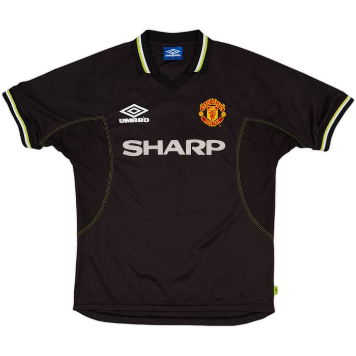 1998-99 Manchester United Third Shirt Scholes #18 - 8/10 - (L)