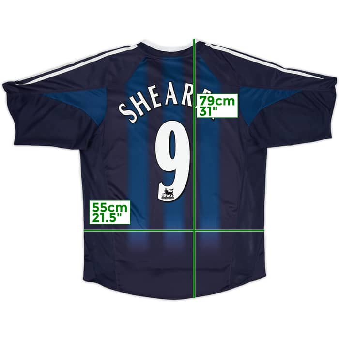 2004-05 Newcastle Away Shirt Shearer #9 - 8/10 - (L)