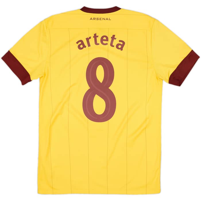 2010-13 Arsenal Away Shirt Arteta #8 - 8/10 - (S)
