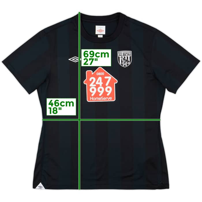 2010-11 West Brom Away Shirt - 8/10 - (Women's M)