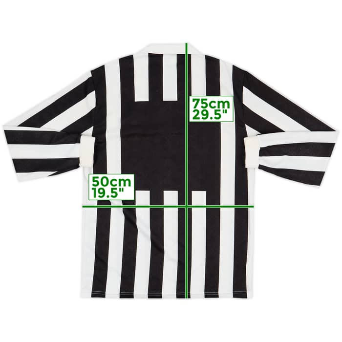 1991-92 Juventus Home L/S Shirt - 8/10 - (L)