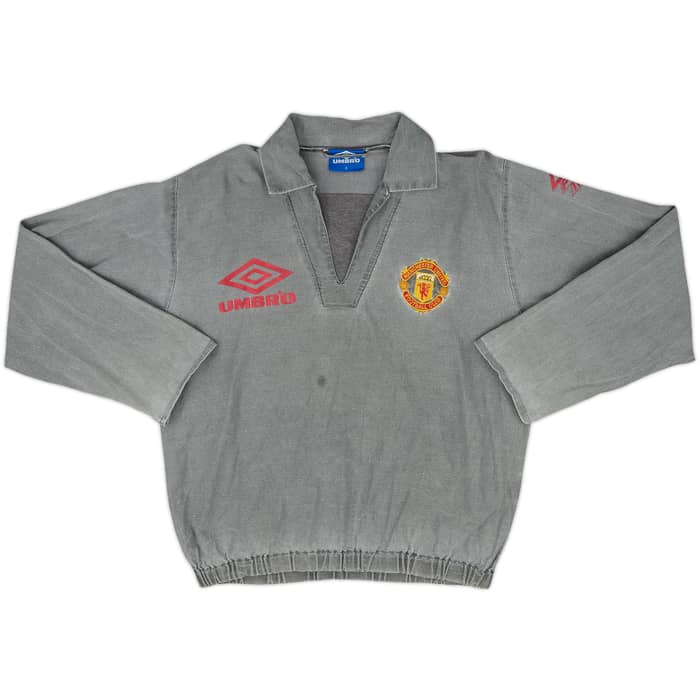 1994-95 Manchester United Umbro Drill Top - 6/10 - (S)