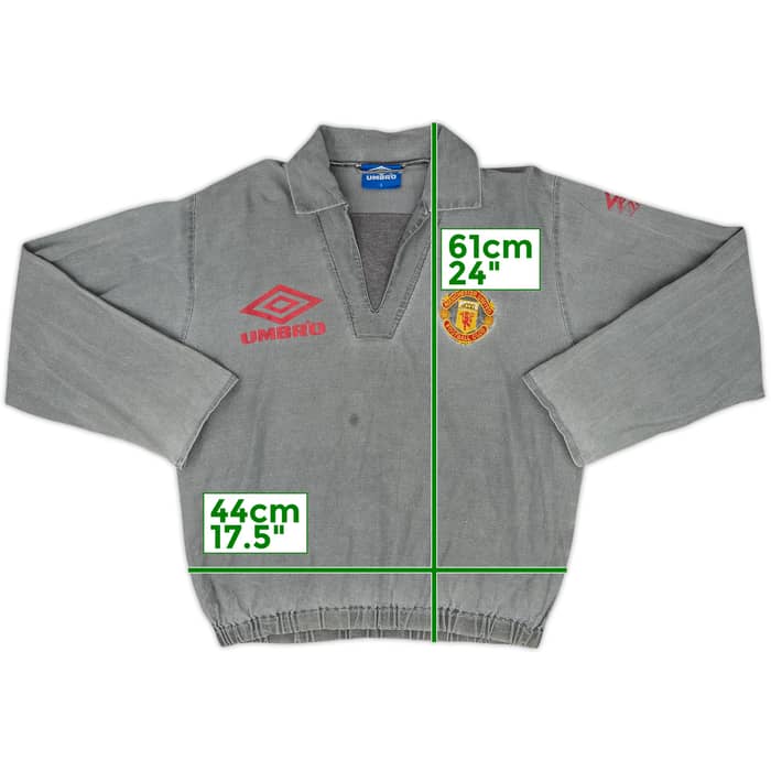 1994-95 Manchester United Umbro Drill Top - 6/10 - (S)