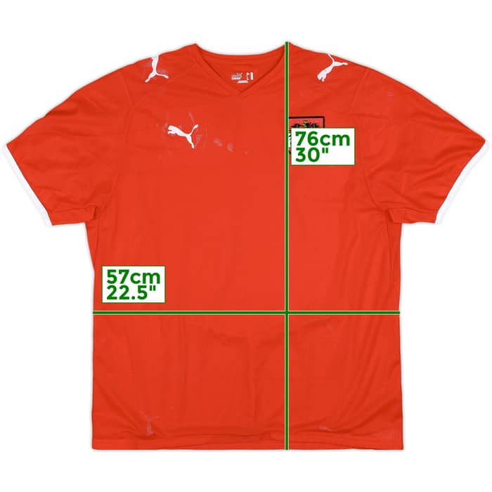 2008-09 Austria Player Issue Home Shirt - 5/10 - (XXL)