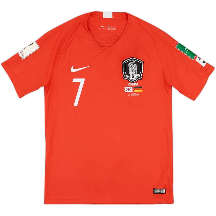 2018-20 South Korea 'vs Germany' Home Shirt H M Son #7 - 8/10 - (M)