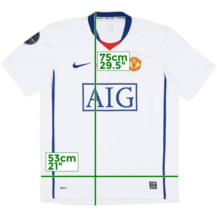 2008-10 Manchester United CL Final Away Shirt - 8/10 - (M)