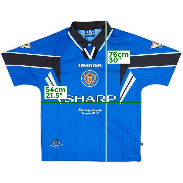 1996-98 Manchester United Third Shirt FA Carling Premiership Champions - 7/10 - (M)