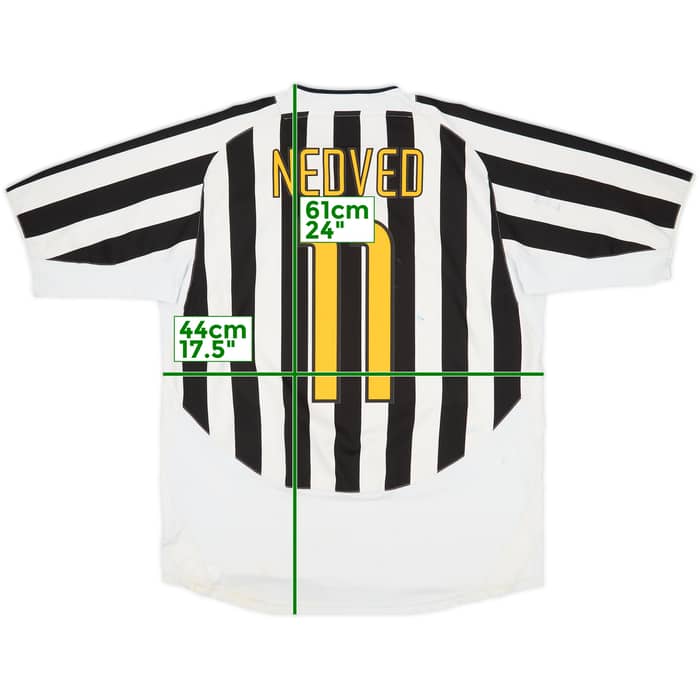 2003-04 Juventus Home Shirt Nedved #11 - 5/10 - (XL)