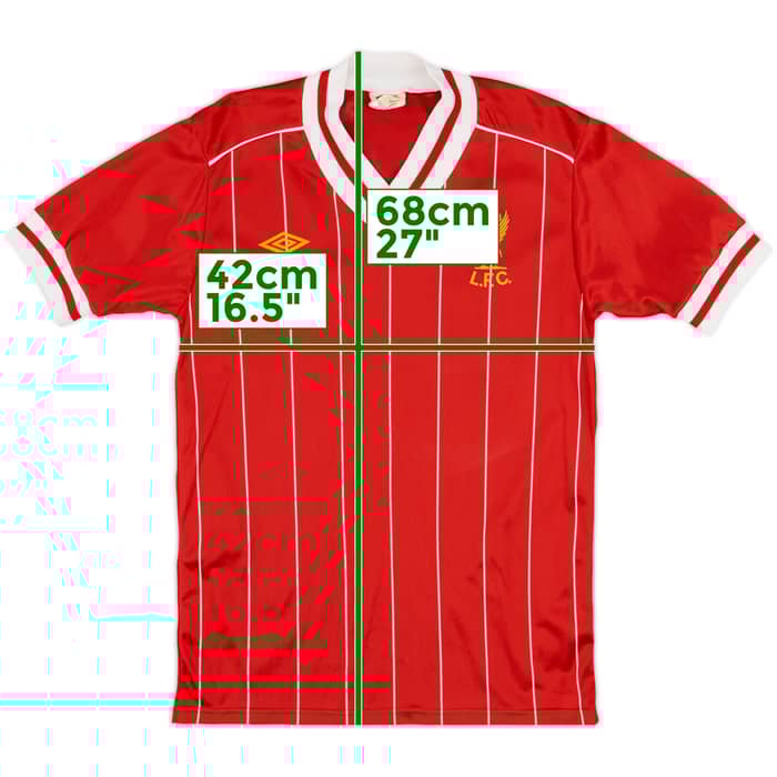 1982-85 Liverpool Home Shirt - 7/10 - (S)